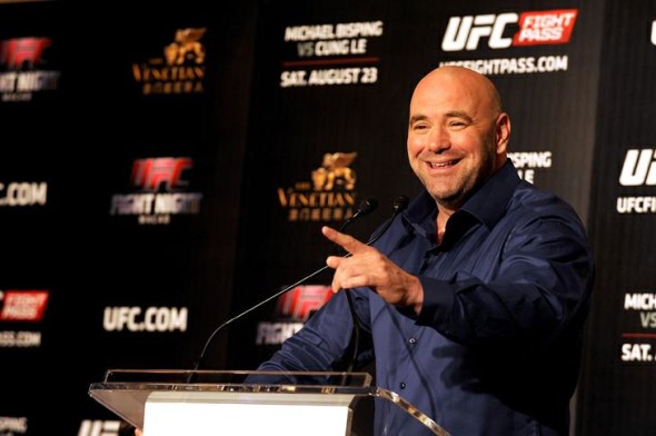 O presidente do UFC Dana White