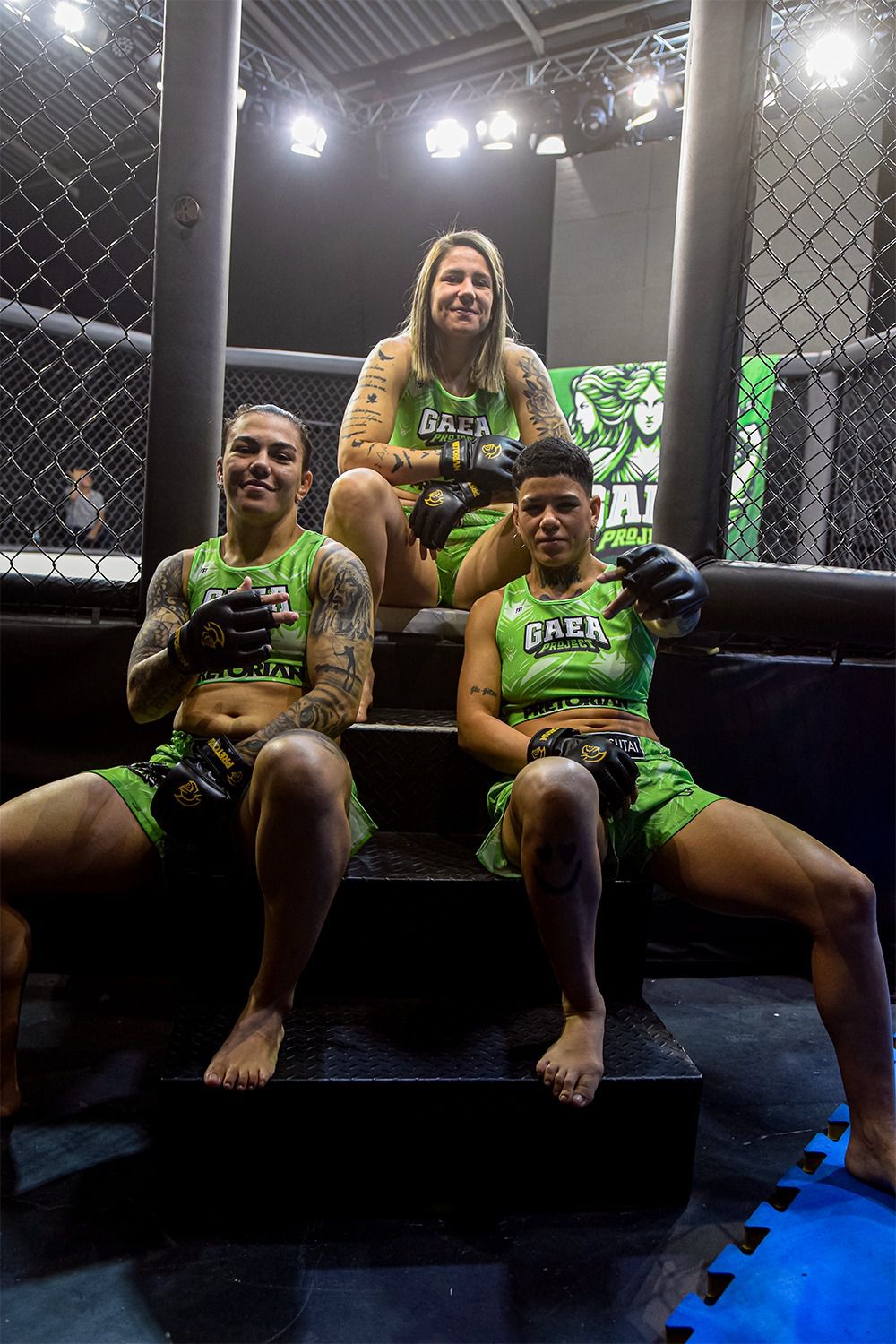 Denise Gomes faz parceria com Jéssica Andrade e Karol Rosa para nova equipe feminina de MMA sem fins lucrativos