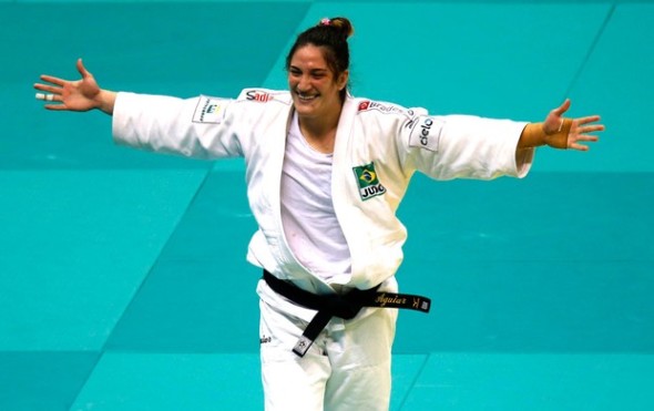 Judoca Mayra Aguiar 